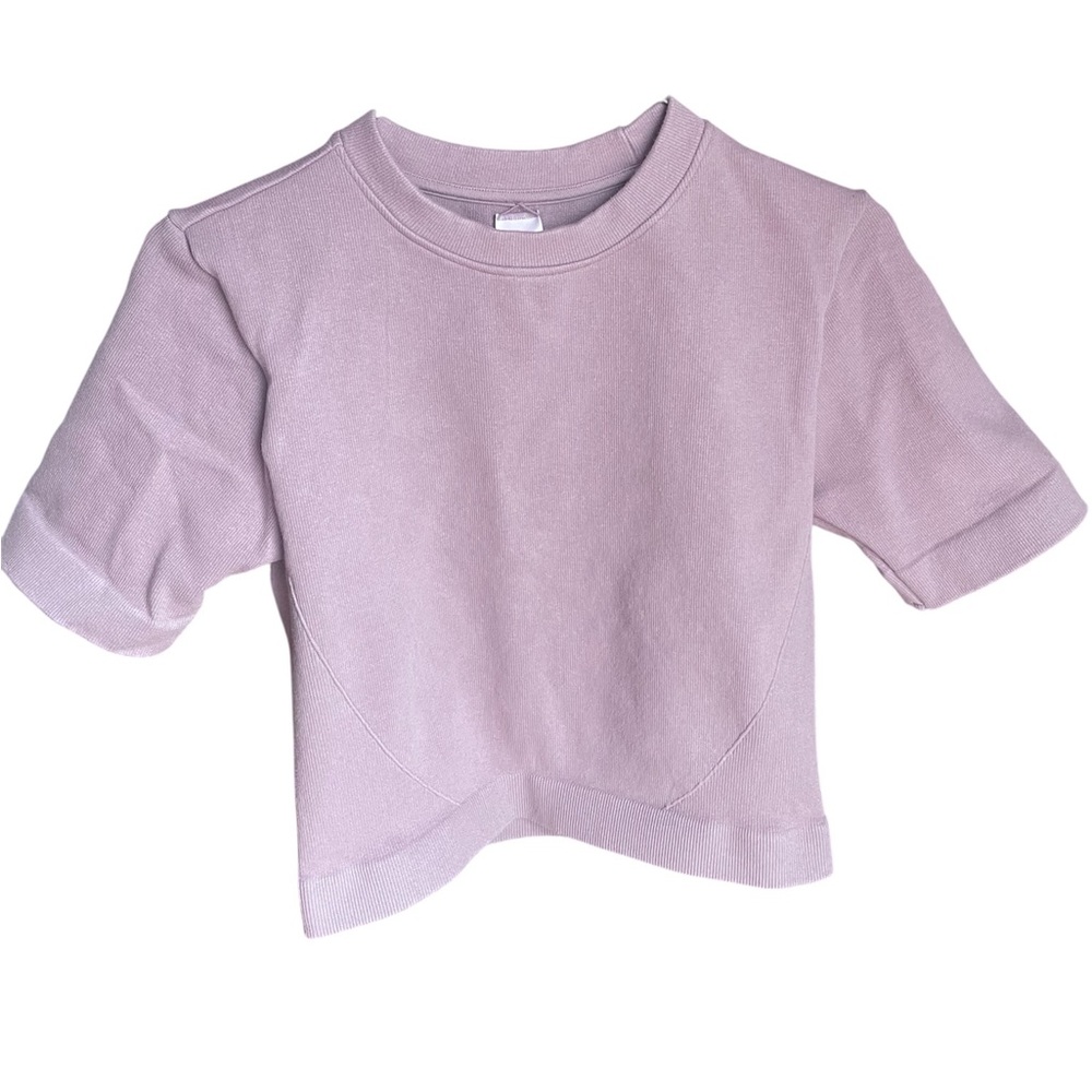 EVERLANE The Seamless Tee in Dusty Lavender - Picture 2 of 4